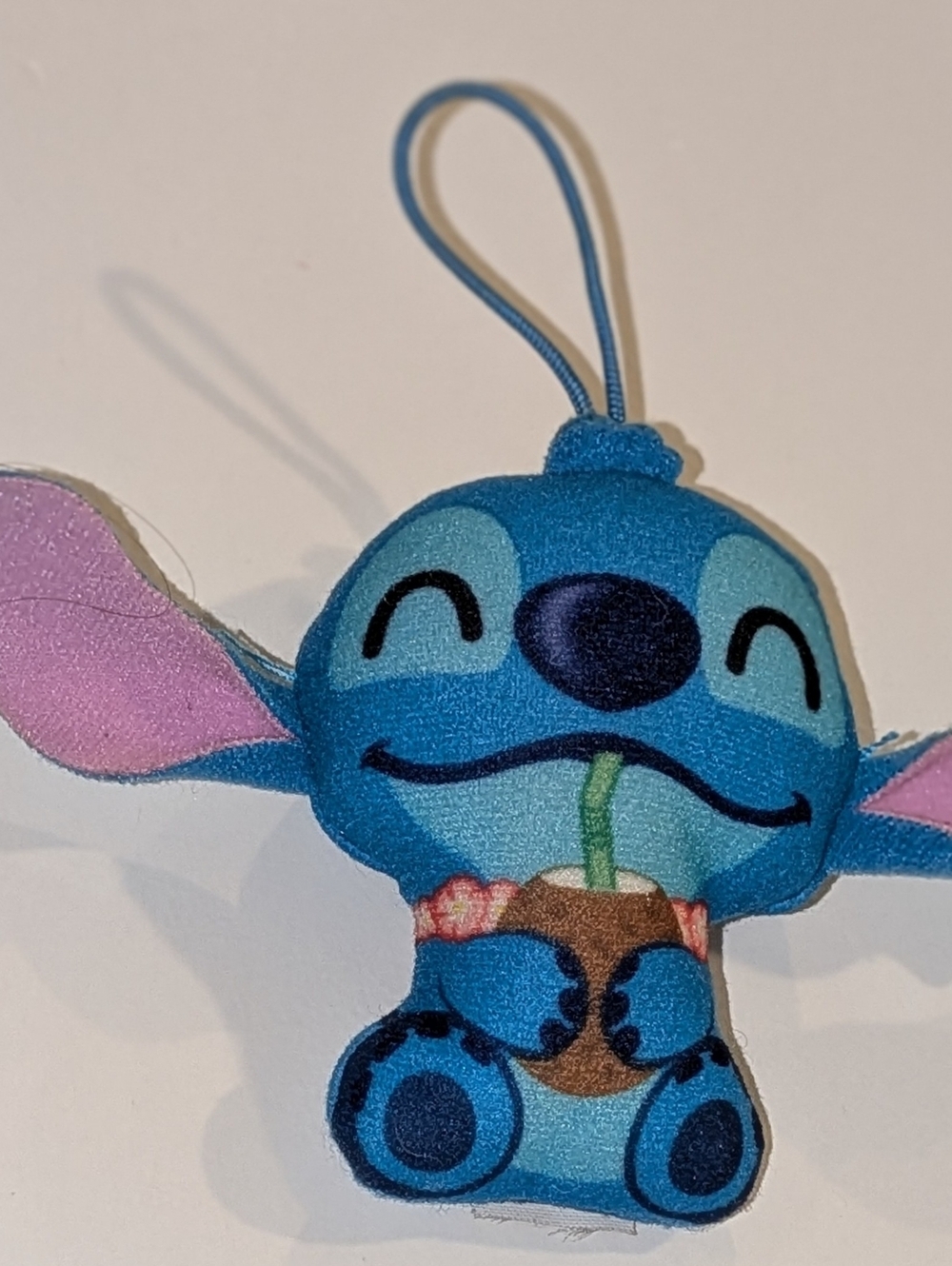 Disney's, Mini Sipping Stitch Plush Toy From McDonald's - Approximately 4 In